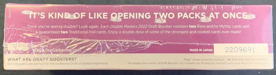 Magic the Gathering Double Masters 2022 Factory Sealed Draft