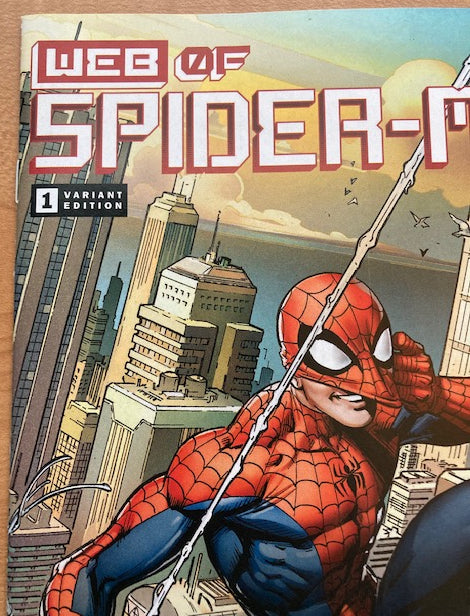 Web of Spider-Man comic shops book