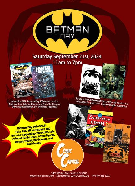 Batman Day 2024 is Saturday September 21st