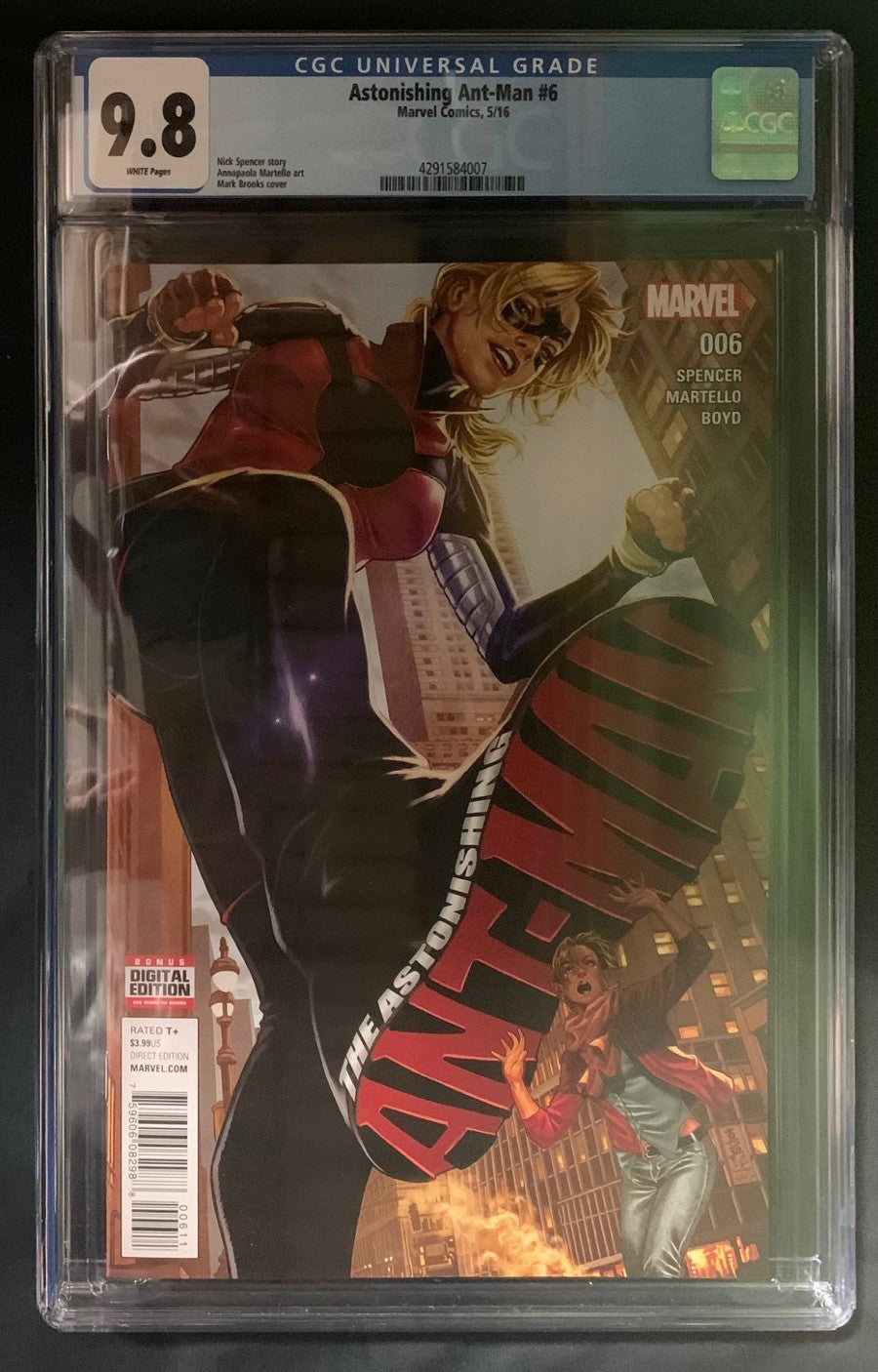 Astonishing Ant-Man #6 CGC 9.8 First Cassie Lang Stinger Ant-Man 2024 Quantumania