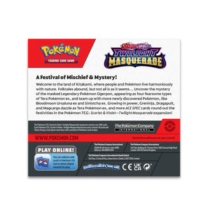 Pokemon TCG Scarlet & Violet Twilight Masquerade Factory Sealed Booster Box (Box of 36 Sealed Booster Packs)