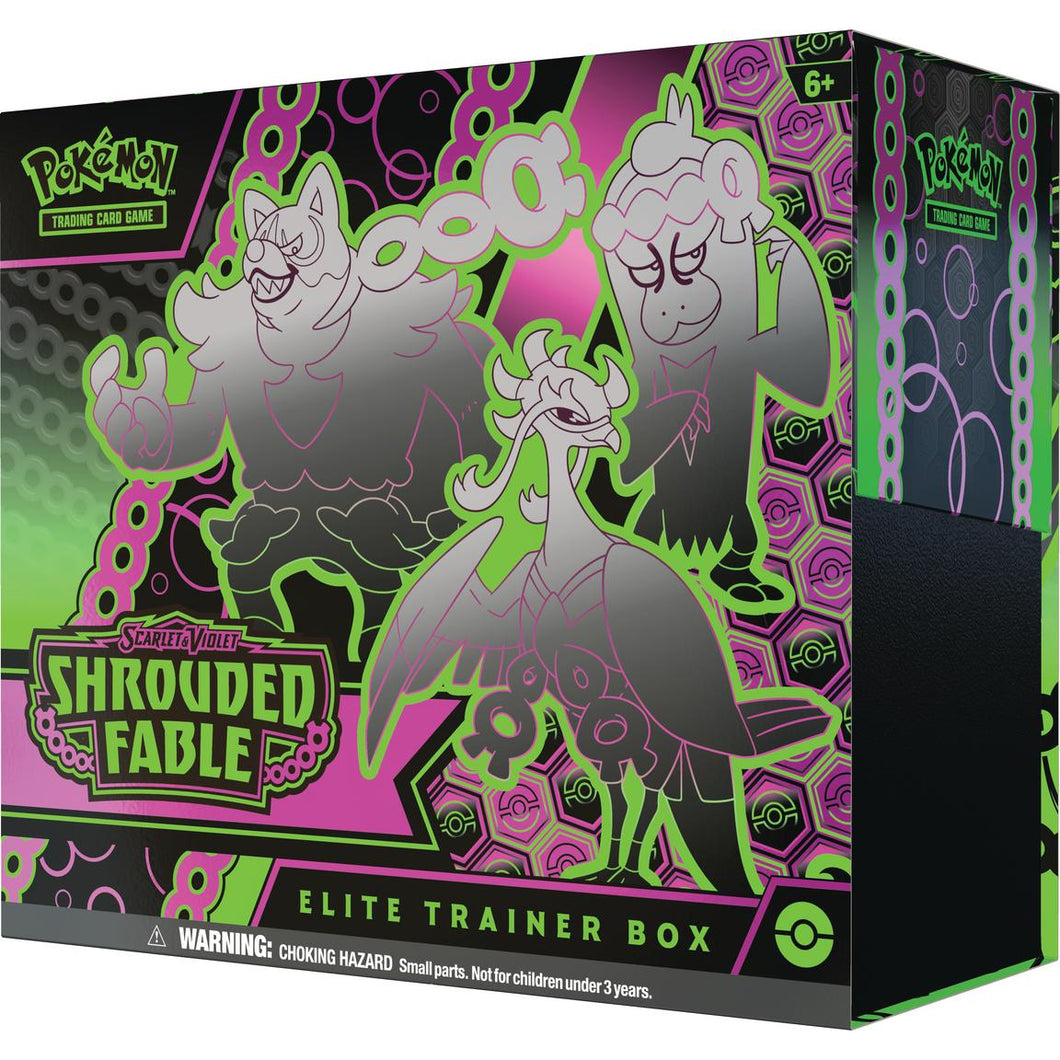 Pokemon Trading Card Game Scarlet and Violet Shrouded Fable Elite Trainer Box