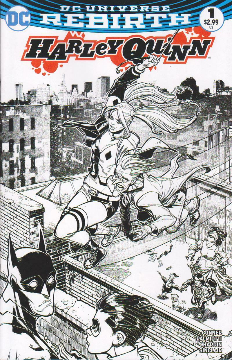 Harley Quinn black buy and white